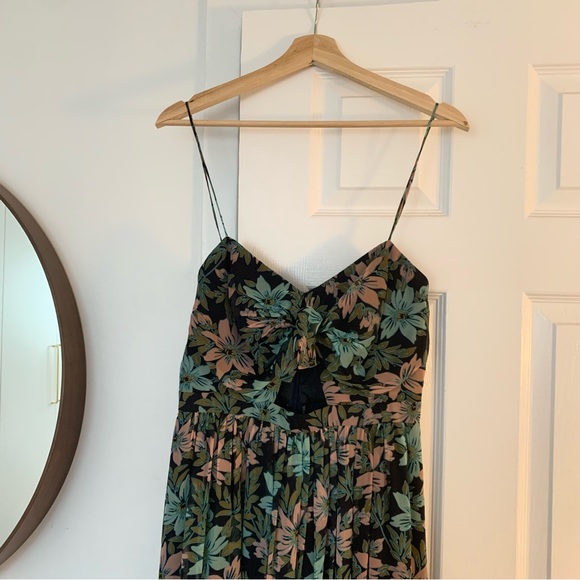 Jill Stuart Silk Floral Maxi Cut-Out - Picture 11 of 11